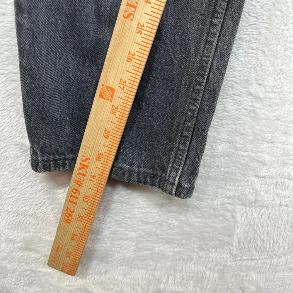 Vintage Levi's Button Fly Jeans Men's Faded Black Denim Pockets Y2K‎ - 30X30.5